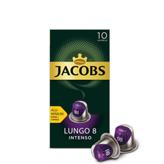 Кофе в капсулах JACOBS Lungo 8 Intenso, 10x5г