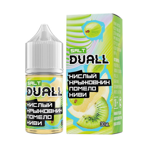 Жидкость DUALL Salt 2% HARD 30 ml - Кислый крыжовник Помело Киви