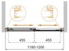 Cezares TANDEM-SOFT-BF-2-120-P-CR Дверь душевая в нишу, цвет: хром