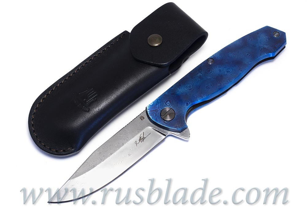 Cheburkov Custom Wolf Damascus Timascus 2 - фотография 