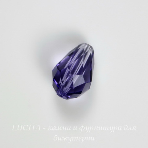 5500 Бусина - капля Сваровски Tanzanite  9х6 мм ()