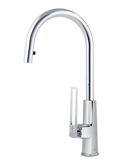 Смеситель KAISER Merkur 27166 хром для кухни с вытяжной лейкой 9
