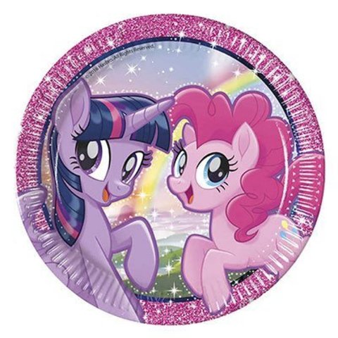 Тарелка MLP и друзья 23см 8шт/Р