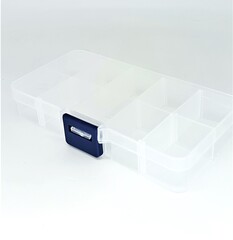 Контейнер для бисера, 10 секций, 6,5х12,5х2 см