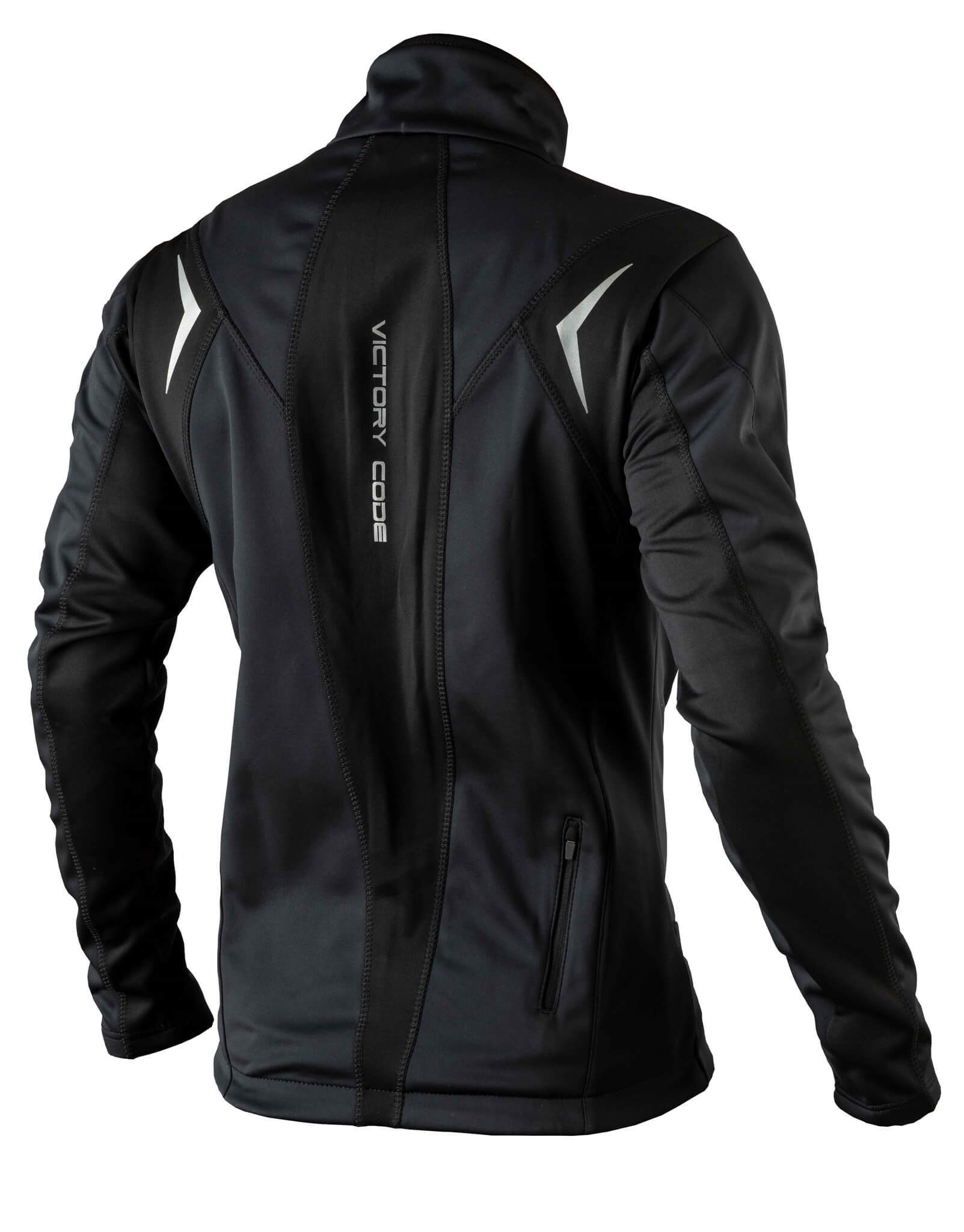 Victory Code Go Fast разминочная лыжная куртка black - 2