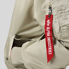 Бомбер Alpha Industries MA-1 Mineral (Серо-бежевый)