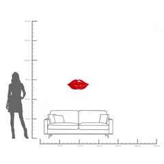 Объект декоративный Disco Lips «Диско-губы» 59 см