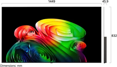 Телевизор OLED LG 65" OLED65B6RLA коричневый/серый 4K Ultra HD 120Hz DVB-T2 DVB-C DVB-S2 USB WiFi Smart TV