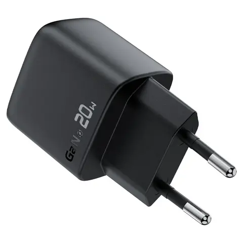 Зарядное устройство ACEFAST A113 Fast PD 20W GaN 1xUSB-C Wall Charger с цифр экраном EU, черный