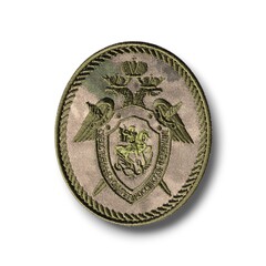Шеврон Нарукавный Герб СК РФ (Орел Следственного комитета) Полевой / Мох