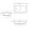 ArtCeram Fuori Scala TFL034 40 00 Раковина накладная, 60.5x45.5, цвет: коричневый