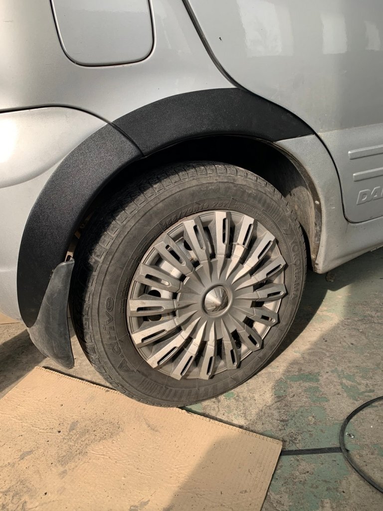 Накладки на передний и задний бампер Daewoo Matiz, комплект ООО "Автостайл"