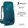 Картинка рюкзак туристический Nevo Rhino Advance 65+5 Green - 4