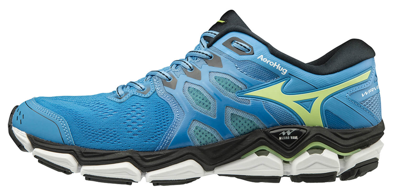Mizuno Wave Horizon 3 кроссовки для бега мужские синие-черные - 5