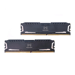 Комплект памяти Mastero DDR4 DIMM 16Гб (2х8Гб), 3600МГц, CL18, Retail, 1.35В, XMP, с радиатором (MS-OP-16G-3600-CL18-K2)