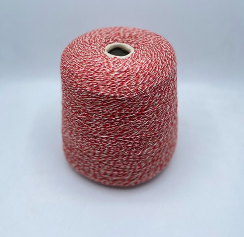 New MIll (пр.Италия), art-Magreb colorado 3/15 500м/100гр, 80% шерсть, 20% полиамид , цвет- Красный+белый+бежевый,мулине арт.31216