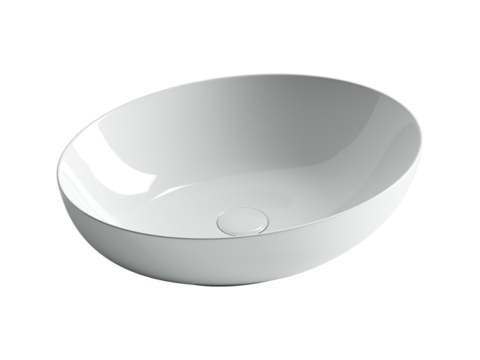 Ceramica Nova Element CN6017 Умывальник чаша накладная овальная, 52x39.5, цвет: белый
