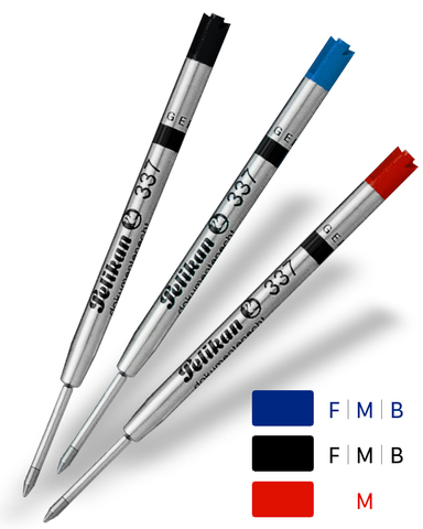 Стержень Pelikan Giant 337 F для шариковой ручки, формат G2, Fine, Blue (915421)