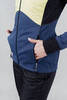Женская куртка для лыж и бега Nordski Hybrid Pro blue-yellow - 5