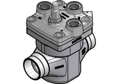 Пилотный клапан ICS3 50 Danfoss 027H5030 стыковой шов