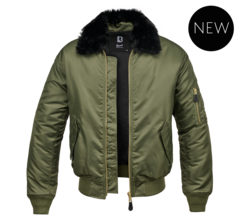 Brandit MA2 FUR COLLAR JACKET  olive