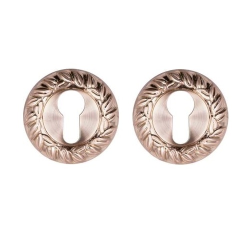 Накладка цилиндровая ALEMAR ET 65 BRUSHED BRASS 22K мат.золото 22К