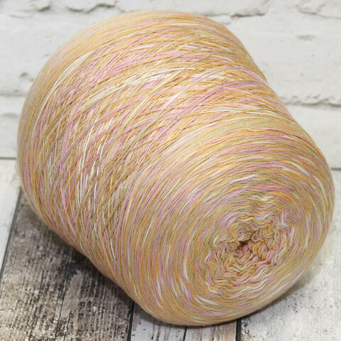 Меринос LANAR для Missoni  2/28 бежево-розовый секционный