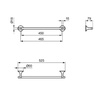 Ideal Standard La Dolce Vita T5497AA Полотенцедержатель 45 см с крепежом