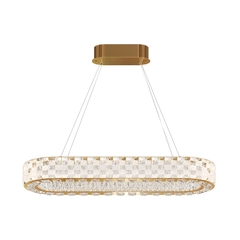 Подвесная светодиодная люстра Maytoni Castello MOD336PL-L130G3K