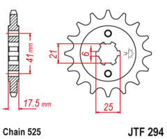 Звезда ведущая JTF294 15