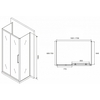 Abber Schwarzer Diamant AG30170MH-S70M-S70M Душевой уголок, 170x70x195, цвет: хром