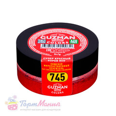 745 Супер Красный жирорастворимый краситель для шоколада 5 гр. Гузман (Guzman)