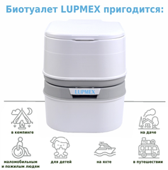 Биотуалет Lupmex 79001 24л без индикатора