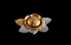 Силиконовый молд Роза № 7