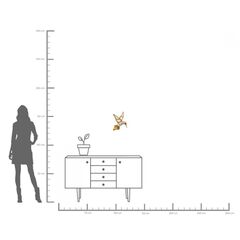 Объект настенный Hummingbird «Зеркальная колибри» 32 см