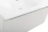 BelBagno UNO-800-1C-SO-BO База под раковину подвесная с фрезерованными ручками по всей длине фасада с одним выкатн. ящ., Bianco Opaco, 800x455x350