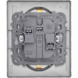 Розетка двойная с заземлением - Legrand Inspiria - со шторками в сборе 16А 250В винтовые зажимы - алюминий — фото 4