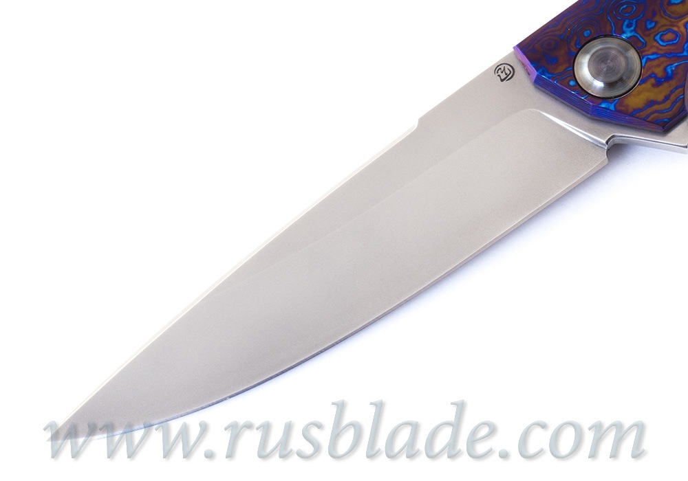 Cheburkov Hudson M390 Timascus Full Custom - фотография 