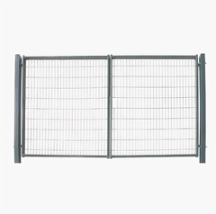 Ворота без замка зеленые 1530х4000 3D Light Grand Line