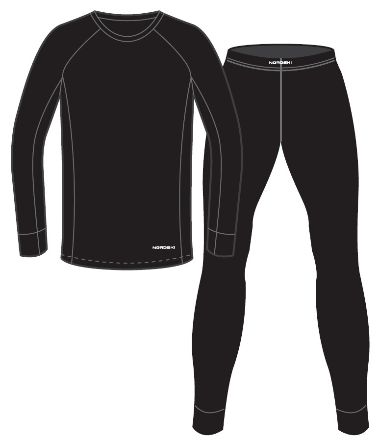 Nordski Warm комплект термобелья женский black - 7
