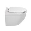 BelBagno Senso-Tor BB017CH-TOR Чаша унитаза подвесного безободкового, с системой смыва "Торнадо", цвет: белый