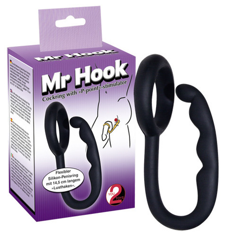 Эрекционное кольцо с анальным стимулятором MR HOOK