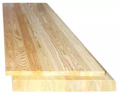 Мебельный щит 1000*1000*40 А цельноламельный. Лиственница.