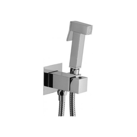 Paffoni Tweet Square ZDUP112CR Комплект гигиенического душа со смесителем