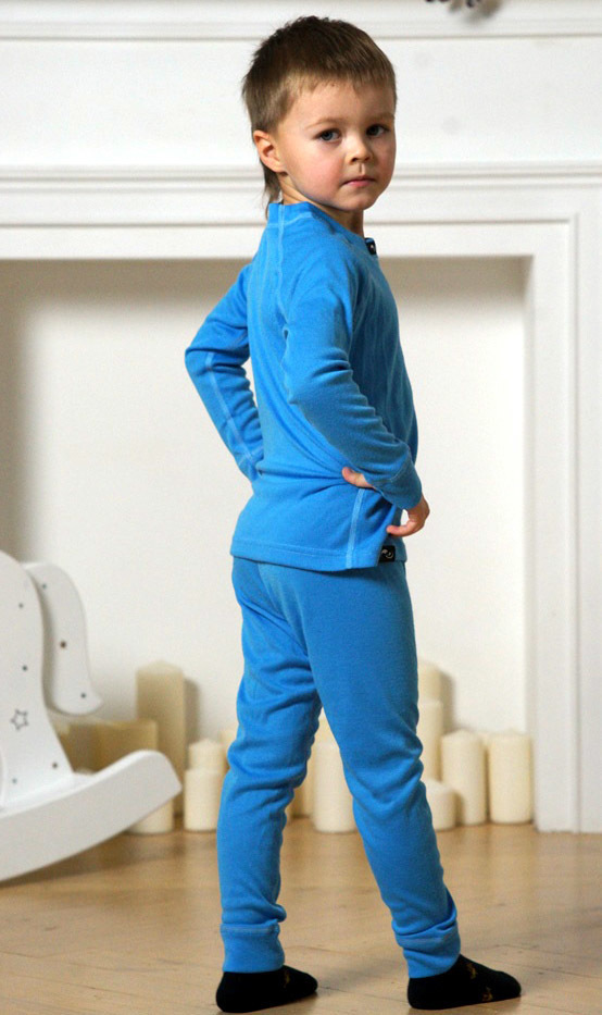 Nordski Warm Kids детский комплект термобелья синий - 2