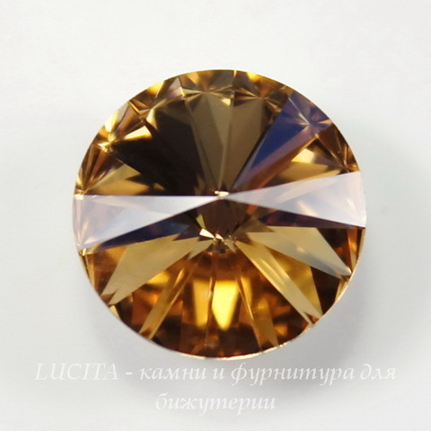 1122 Rivoli Ювелирные стразы Сваровски Light Colorado Topaz  (14 мм) ()