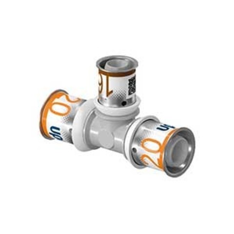 Пресс тройник переходной 20х16х20 мм Uponor S-Press PLUS PPSU