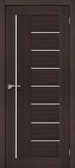 Межкомнатная дверь Браво-29 Wenge Меlinga cтекло Magic Fog, ТМ Браво