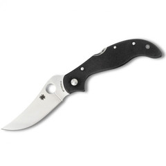 Фото Нож складной Persian 2 Spyderco 83GP2, сталь VG-10 Satin Plain, рукоять G-10, чёрный