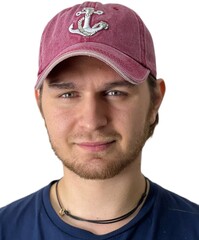 Бейсболка с лого Skully Ancor cap wine